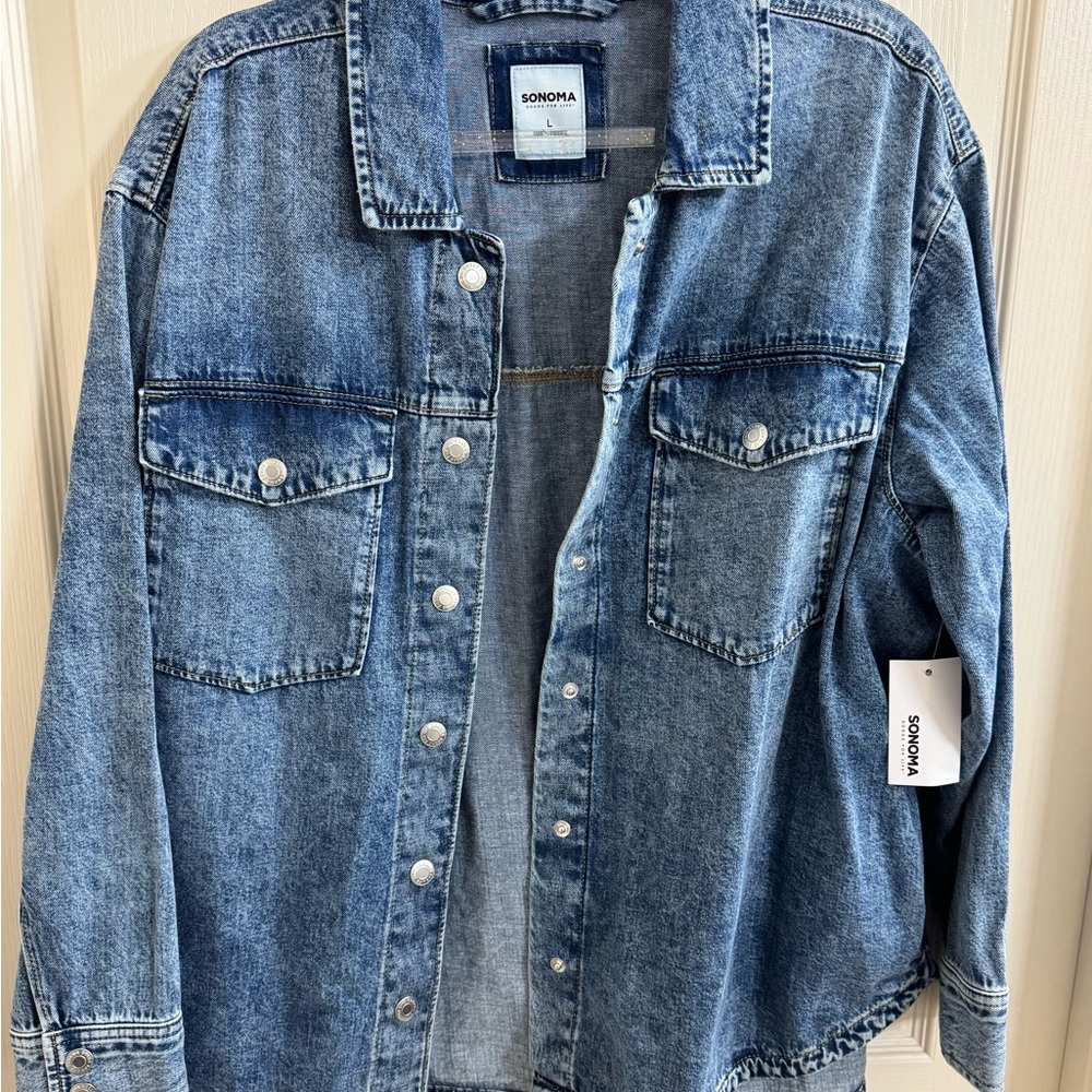 Sonoma Women's Blue Denim Jacket